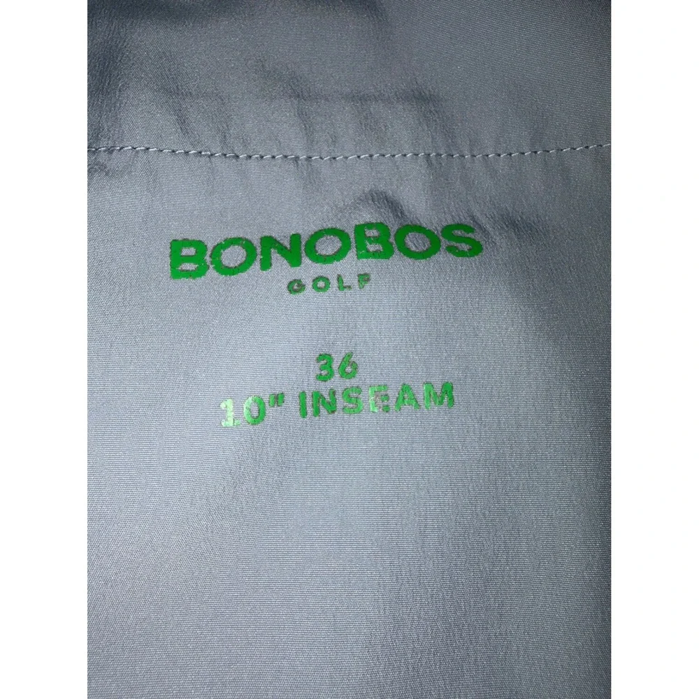 Bonobos Golf Mens Shorts Size 36 Blue 10‎ Inch Inseam Performance Twill